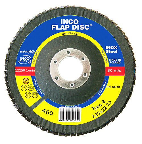 INCOFLEX Uni CORUNDUM A-125x22.23 P60